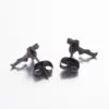 Wholesale Simple Style Geometric Plating 304 Stainless Steel No Inlaid 18K Gold Plated Earrings