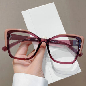 Purple pink frame transparent film
