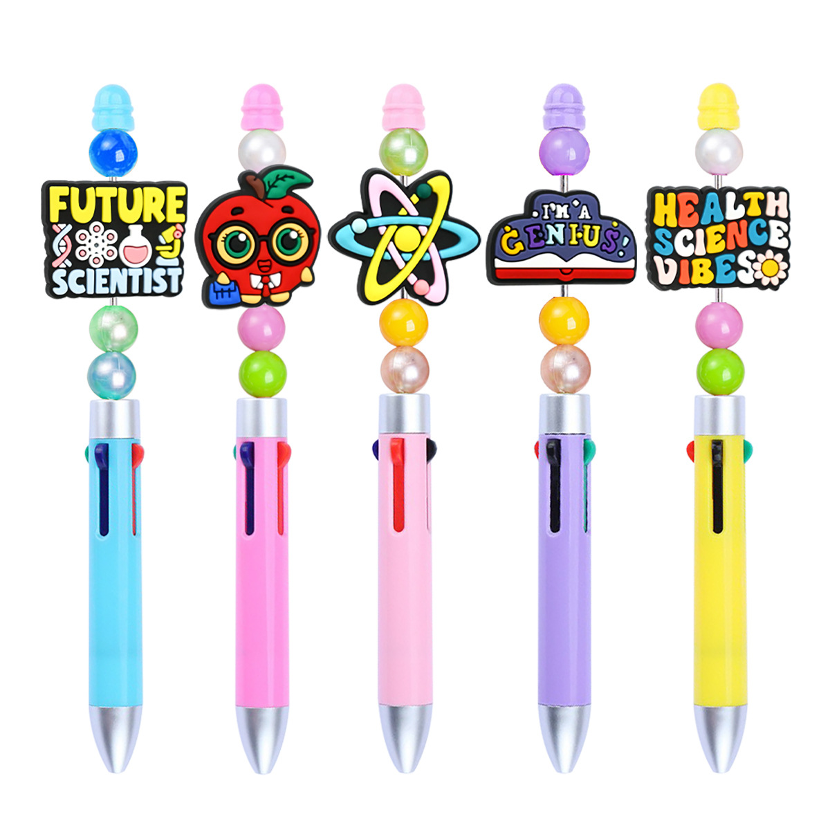 Wholesale Cartoon ballint pen aessories, multi-functional rotating ballint pen beads