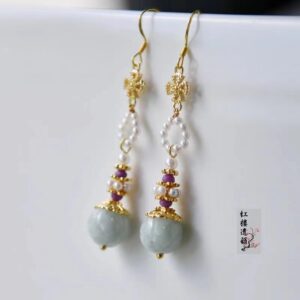 Wholesale Zizai Sheng's Best-Selling Ear Clips and Ear Hooks for Women in Song Dynasty and Ming Dynasties, Han Dynasty Accessories, Honglou's Niche Design New Earrings