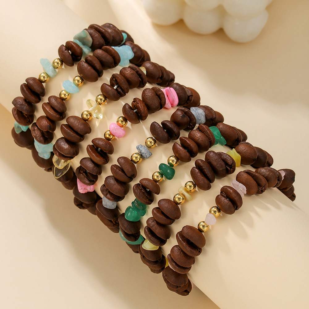 Wholesale Coee Bean Girls Summer Sea Salt Cheese Bracelet