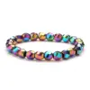 Wholesale Retro Geometric Haematite Beaded Bracelets