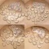 Wholesale 1 Pair Simple Style Solid Color Plating Titanium Steel Earrings