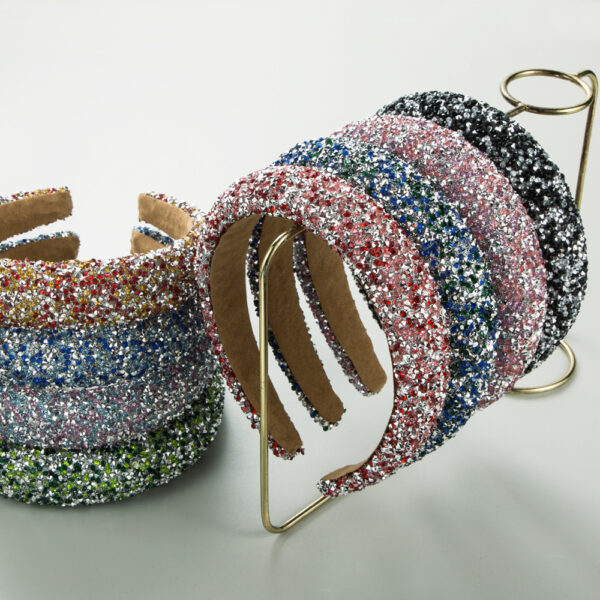 oly-77661d532625ebf0123a225d94843ed2 Wholesale fashion hair pressure non-slip pure handmade snge wide edge inlaid small rhinestone increased cranial top hair aessories women's headband