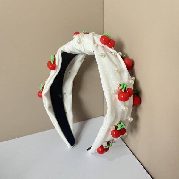 Wholesale Cherry Knotted Headband 1Pc