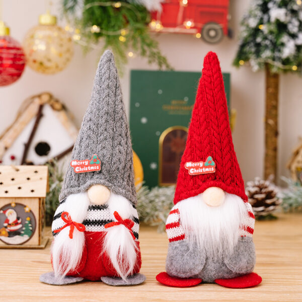 Wholesale Christmas Pointed Hat Doll Decoration