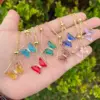 Copper 18K Gold Plated Fashion Gold Plated Inlaid Zircon Butterfly Zircon Bracelets