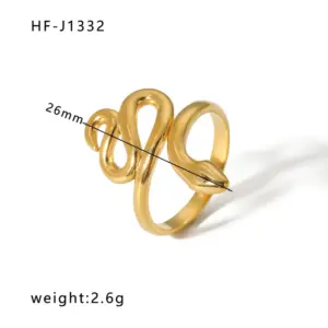 HF-J1332-Gold / Adjustable Opening