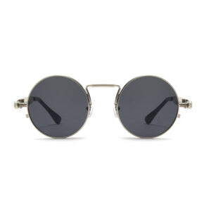 Silver frame gray sheet