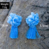 Wholesale Fabric colorful flower earrings