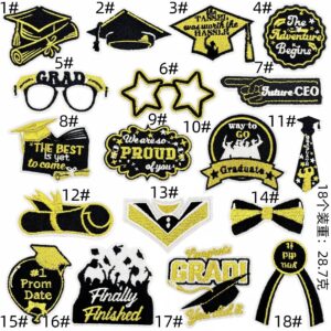 Graduation Season Fabric Patchwork Set (18 Pieces)