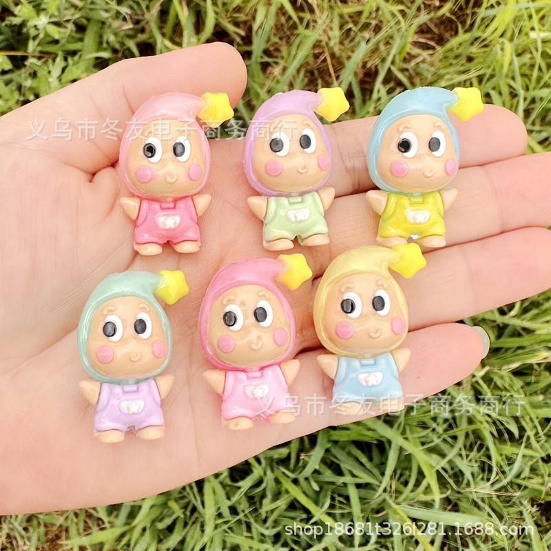 Wholesale DIY silicone baby doll beaded crafts with through holes - OLY Exclusive