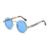 oly-7794640650aa3c443fe882a8029494c5 Wholesale New fashion round Steampunk Sunglasses men and women vintage sunglasses spring leg metal glasses