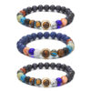 oly-779efda0de87ba2799c7d5f6ed8c2c3f Wholesale Couple Bracelet Star Milky Way Bracelet Volcanic Stone Lapis Lapis Eight Galaxy Bracelet Cross-border Amazon Jewelry