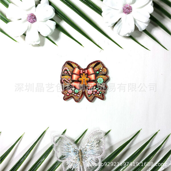 Wholesale Specializing in cross-border best-selling sequined acrylic DIY accessories and jewelry - Christmas cookie series, Jingyi Innovation Factory