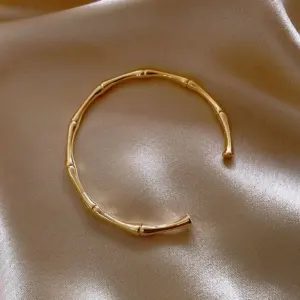 286#HJ Copper Bamboo Bracelet