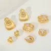 Wholesale 1 Pair Casual Elegant Artistic Irregular Geometric 304 Stainless Steel 18K Gold Plated Ear Studs