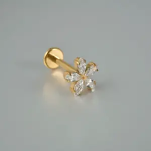 #4 Gold / Rod Thickness * Rod Length 1.2x8mm