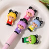 Wholesale Colorful cartoon cute character rubber beads