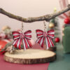 Wholesale Christmas bow earrings
