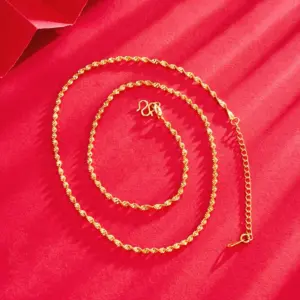 X2225 Double Water Wave Chain-50cm