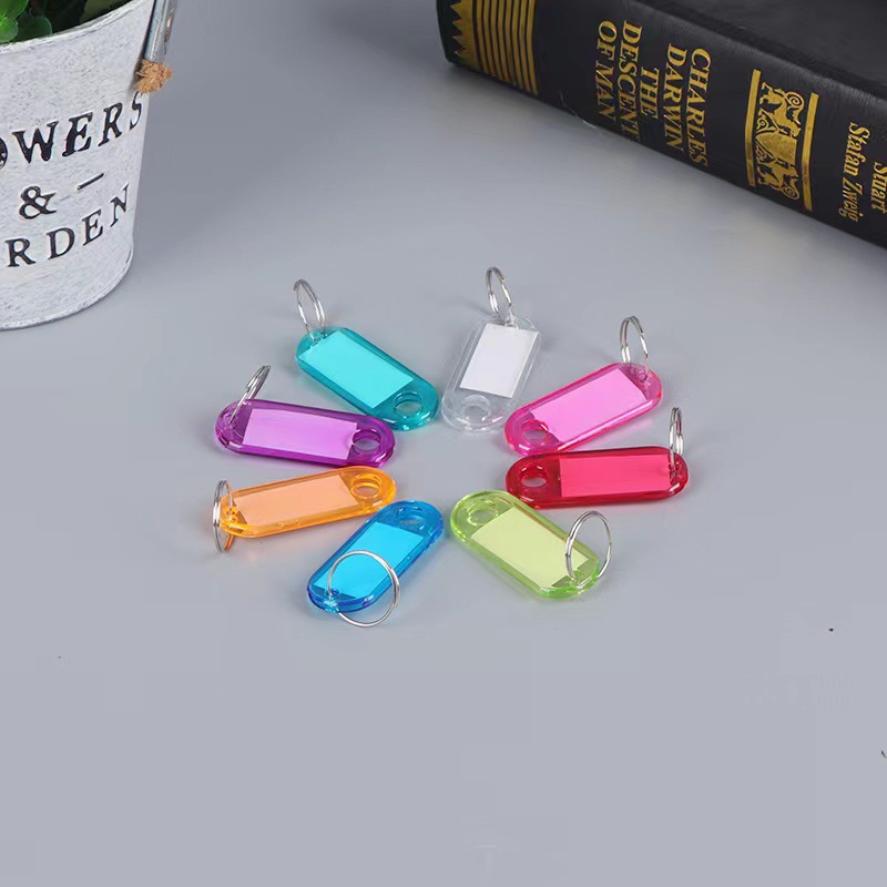 Wholesale Colorful Plastic Key Tags Hotel Room Number Tags Lage Tags Marking Tags Buckle Festival Gifts