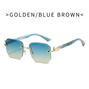 Green top and yellow porcelain blue legs