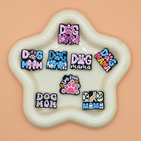Wholesale Random 100pcs Pet Dog Phrases Letter Beads