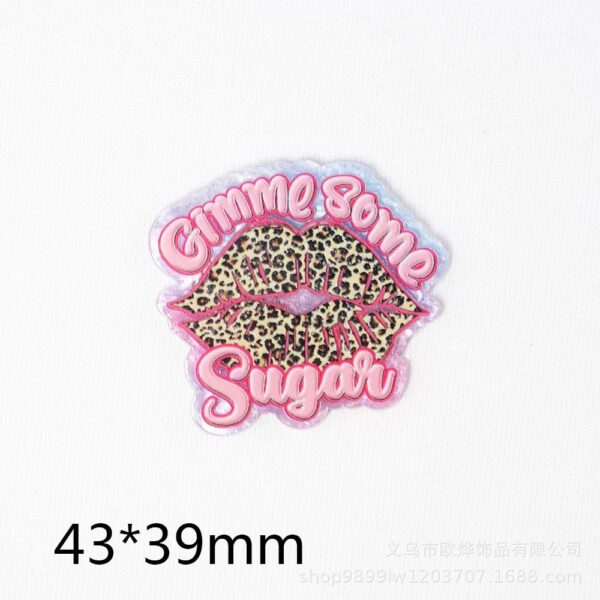 oly-77e9116ca1d09d7eb30fb3a1520b4cab Wholesale Cartoon letter heart bag accessories acrylic