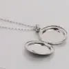 Wholesale Simple Style Solid Color Titanium Steel Polishing Pendant Necklace