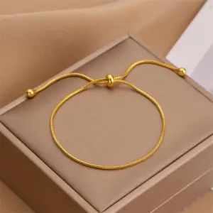 Wholesale Elegant Simple Style Simple Titanium Steel Bracelets In Bulk