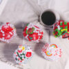 Wholesale Christmas-themed Santa Claus drill ball with straight hole