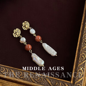 Long baroque freshwater pearls