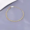 304 Stainless Steel Geometric Ion Plating (IP) 18K Real Gold Plated Elegant Simple Style Waterproof Non Tarnish Gold Bracelets