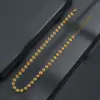 201 Stainless Steel Geometric PVD Coated Stone-Free 18K Real Gold Plated Fashion Waterproof Non Tarnish Plating Necklace