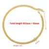 Wholesale PVD Coated 18K Gold Plated Solid Color Stainless Steel Simple Style Waterproof Non Tarnish Necklace