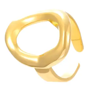 39 18K Real Gold Oval WG-0403