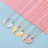304 Stainless Steel Heart Shape PVD Coated 18K Real Gold Plated Simple Style Waterproof Non Tarnish Necklace