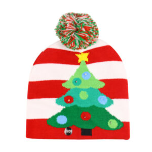 Red and White Christmas tree / Adjustable 56-60cm