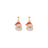 Wholesale Christmas earrings, snowman Santa Claus simple earrings