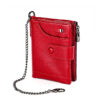 Wholesale Vintage Crazy Horse cowhide multifunctional buckle zipper genuine leather bag