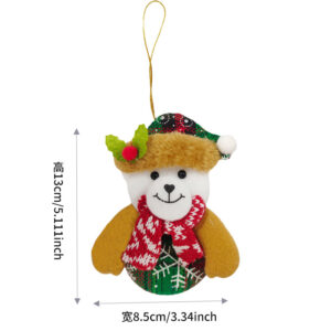 Bear plush keychain