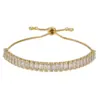 Wholesale Fashion Geometric Copper Artificial Gemstones Bracelets
