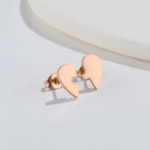 Puzzle Heart / Rose Gold
