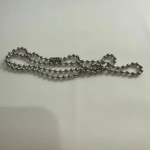 3.0 round Beads Titanium Steel Necklace 50cm
