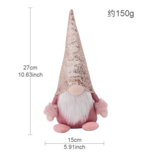 Pink sequined rudolph men's style