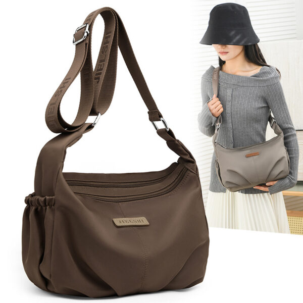 Wholesale Large-Capacity Women's Shoulder Bag, Casual Shopping Cross-Body Backpack, Lightweight Water-Repellent Nylon Bag, Versatile Women's Trendy Bag