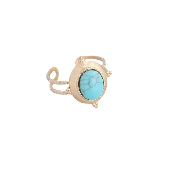 PVD Coated 18K Gold Real Gold Plated Flower Stainless Steel Retro Waterproof Non Tarnish