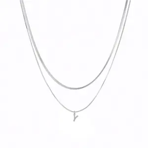 White Gold Color Double Layer / Y