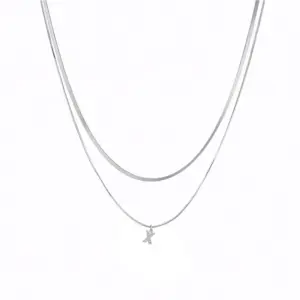 White Gold Color Double Layer / X